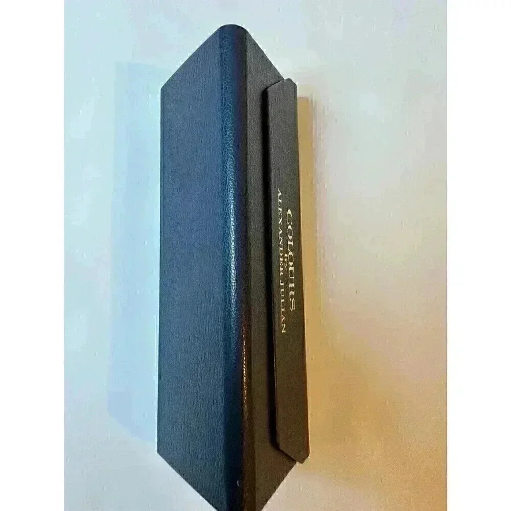 Colours by Alexander Julian Men Women Eyeglass Case Blue Hard Triangular Folding